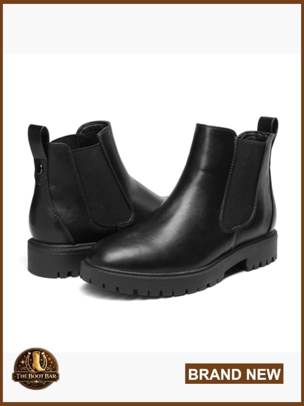Women's Chelsea Ankle Boots Slip On Elastic Low Heel Fall Booties - Picture 4 of 7
